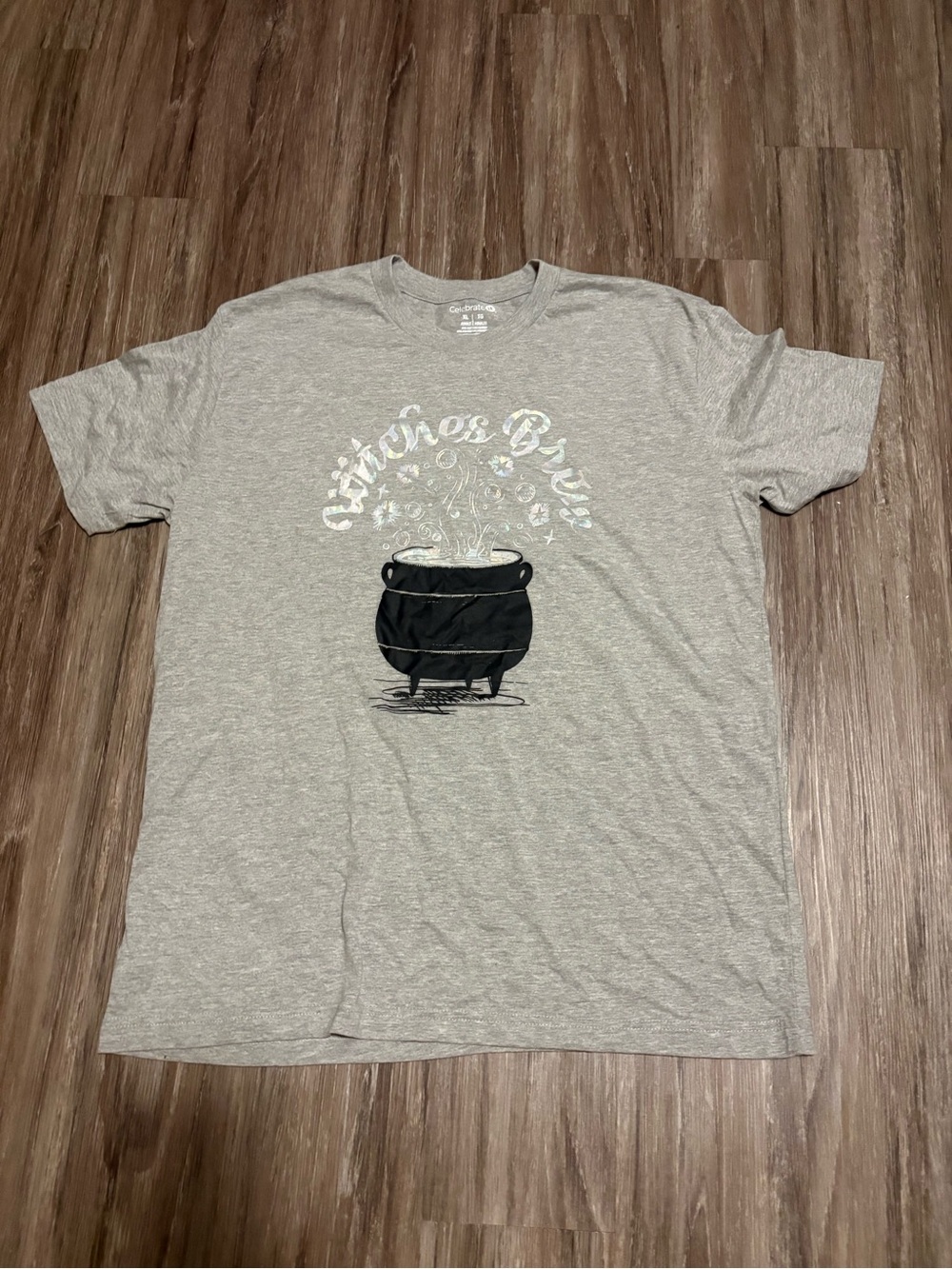 Gray 'Witches Brew' Graphic Tee - Men's/Women’s Casual Shirt